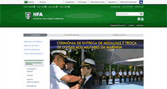 Desktop Screenshot of hfa.mil.br